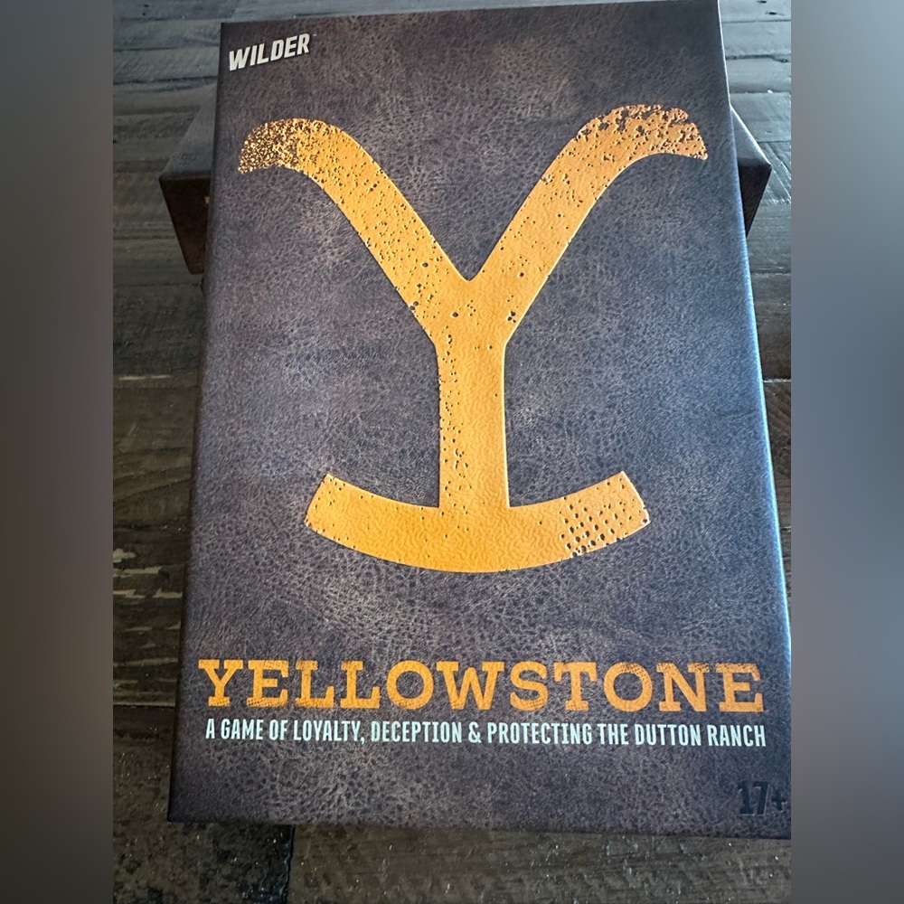 Wilder, Yellowstone, Game 4-8 Players Ages 17+ NEW